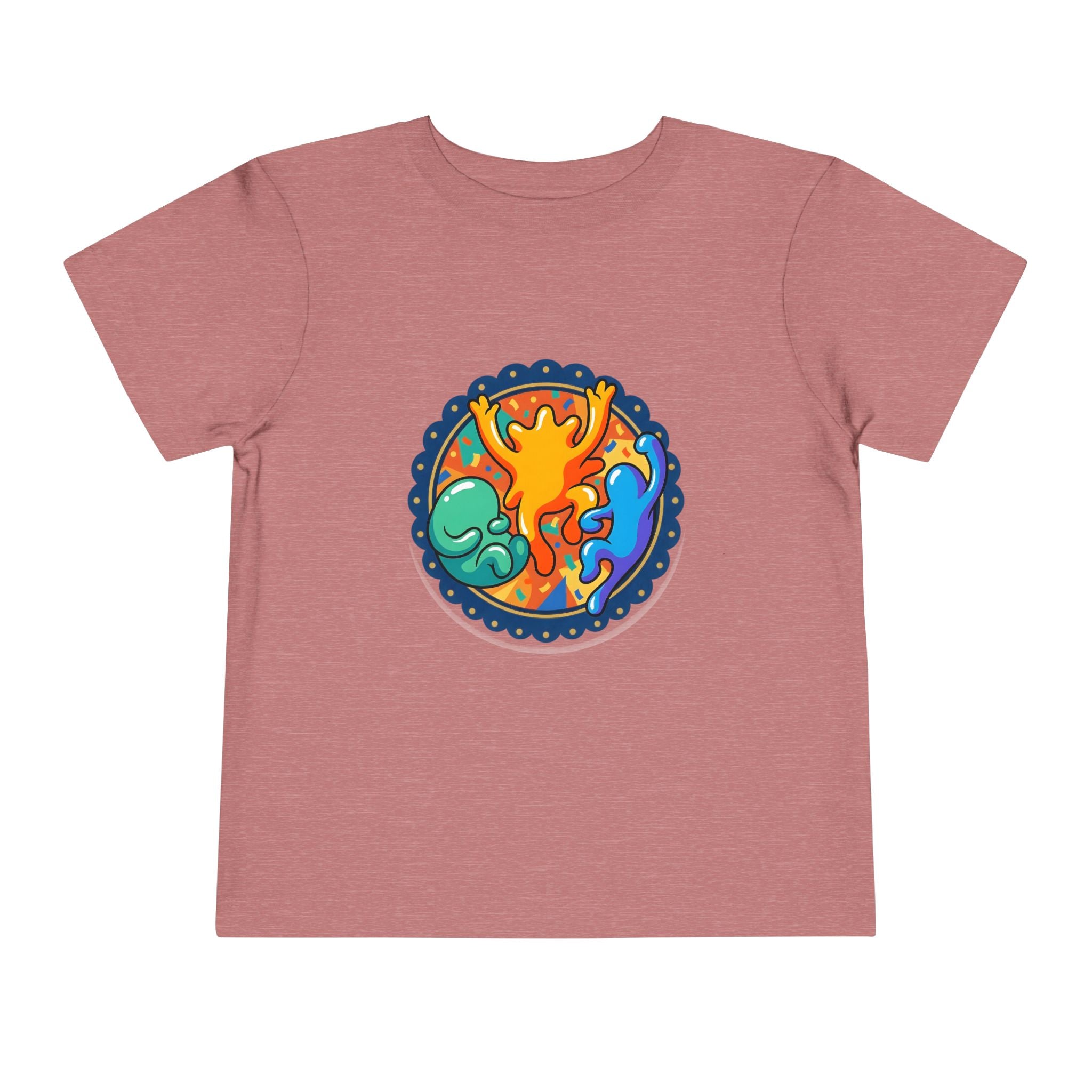 Toddler Tee - Vibrant Playful Celebration Dancing Confetti Shirt