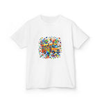 Kids Back to School Tee - Colorful School Bus & Student Shirt