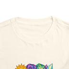 Toddler Tee - Vibrant Geometric Crystal & Gemstone Shirt
