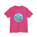 Kids Tee - Cute Earth Travel & School Cartoon Shirt | Adventure