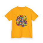 Kids T-Shirt - Geometric School Supplies Tee | Back to School