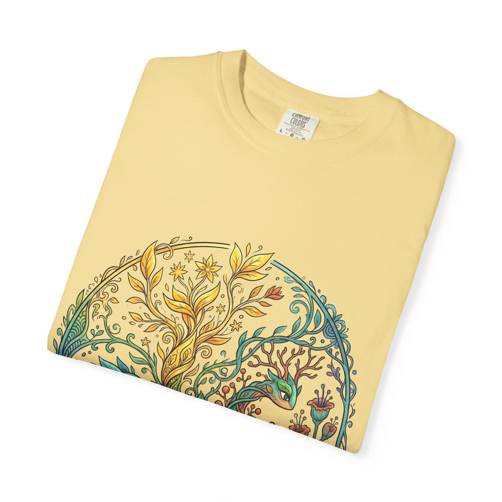 Elemental Dragon Tree T-Shirt - Mystical Nature Art | Comfort Colors