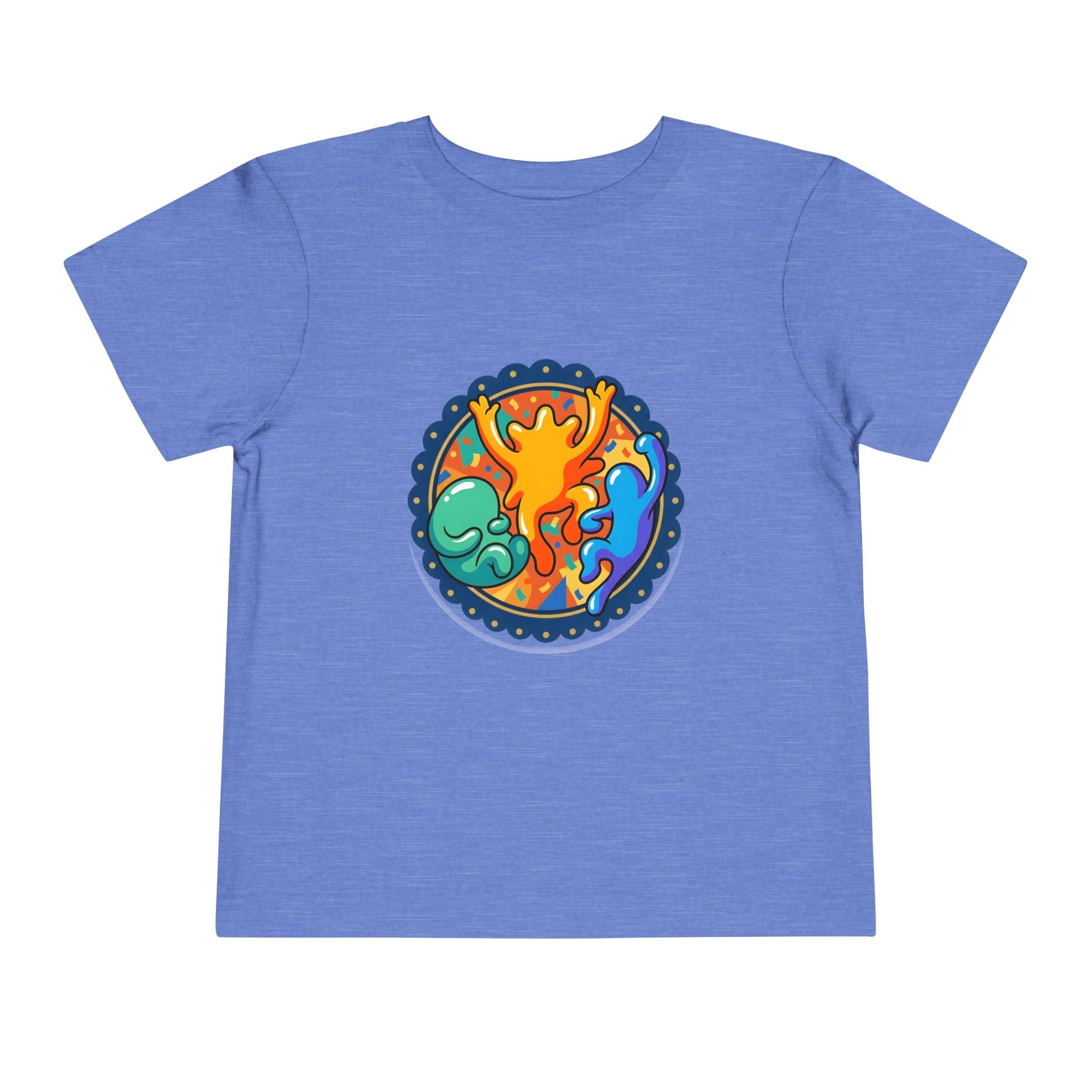 Toddler Tee - Vibrant Playful Celebration Dancing Confetti Shirt
