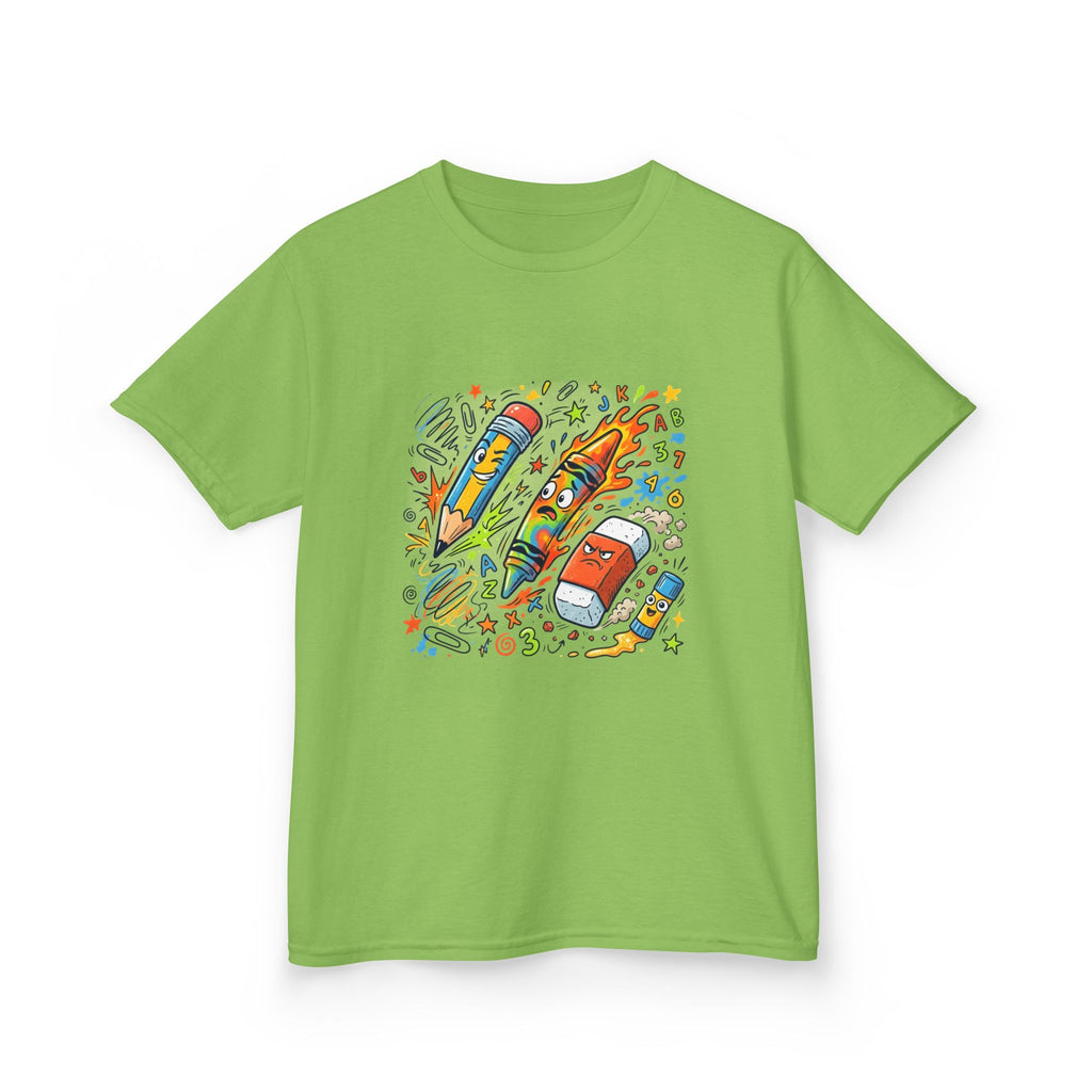Kids Tee - Vibrant Doodle School Supplies | Back to School