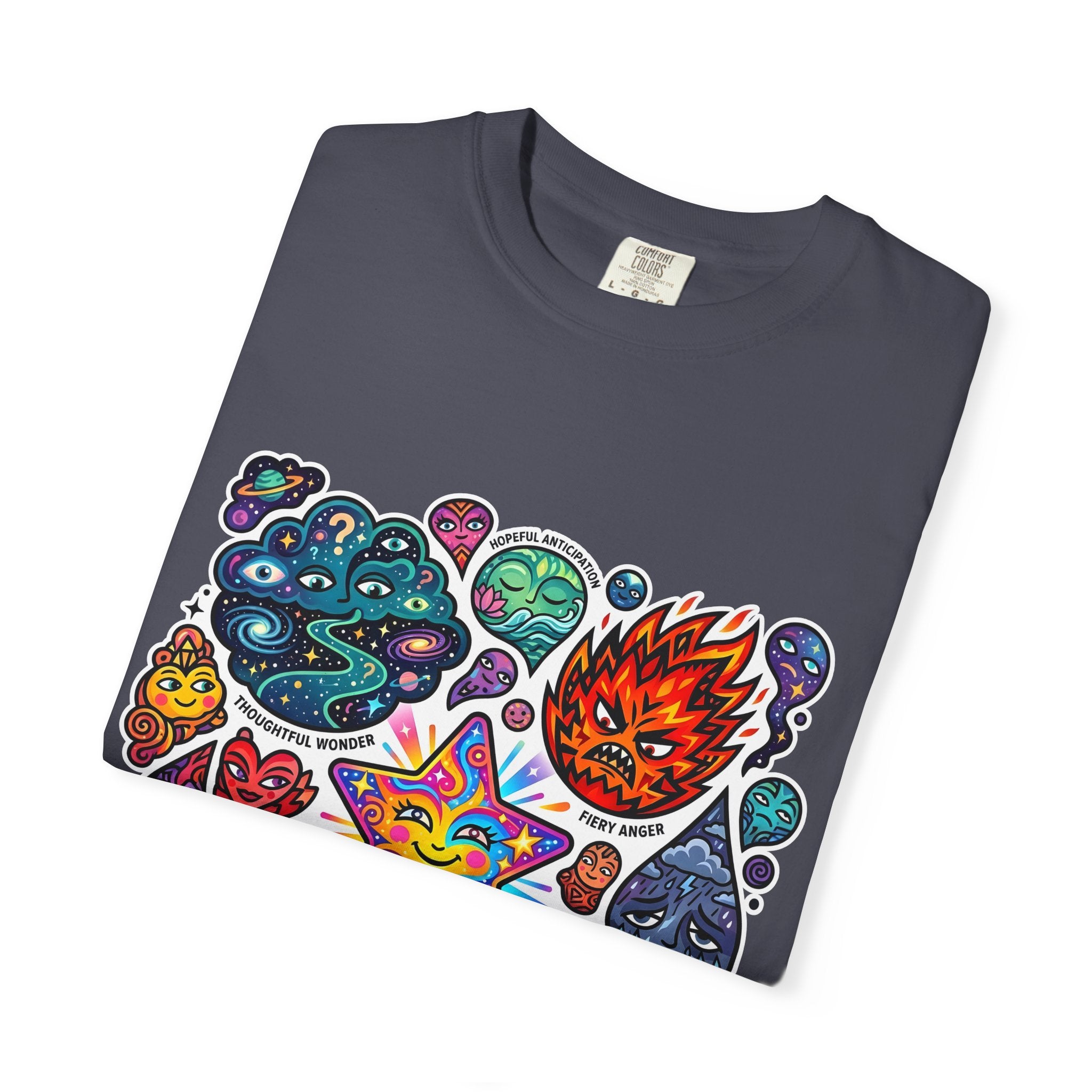 Comfort Colors T-Shirt - Psychedelic Emotions Art | Mental Health