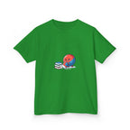 Kids Heavy Cotton Tee - Cute School Learning Cartoon Shirt