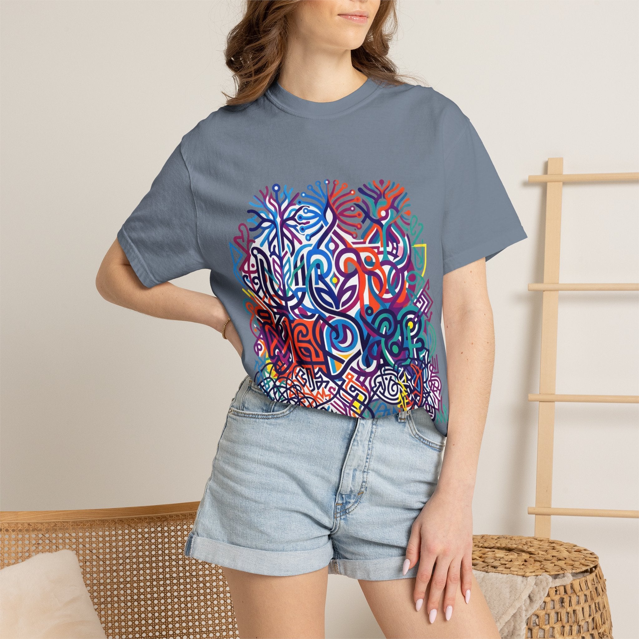 Unisex T-Shirt - Modern Abstract Organic Geometric Art | Comfort