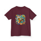 Kids Tee - Dynamic School Supplies Cartoon | Back to School Fun