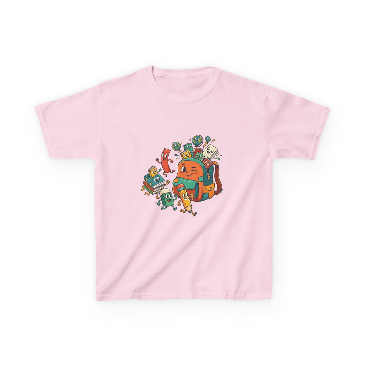 Kids T-Shirt - Cartoon School Supplies | Back to School