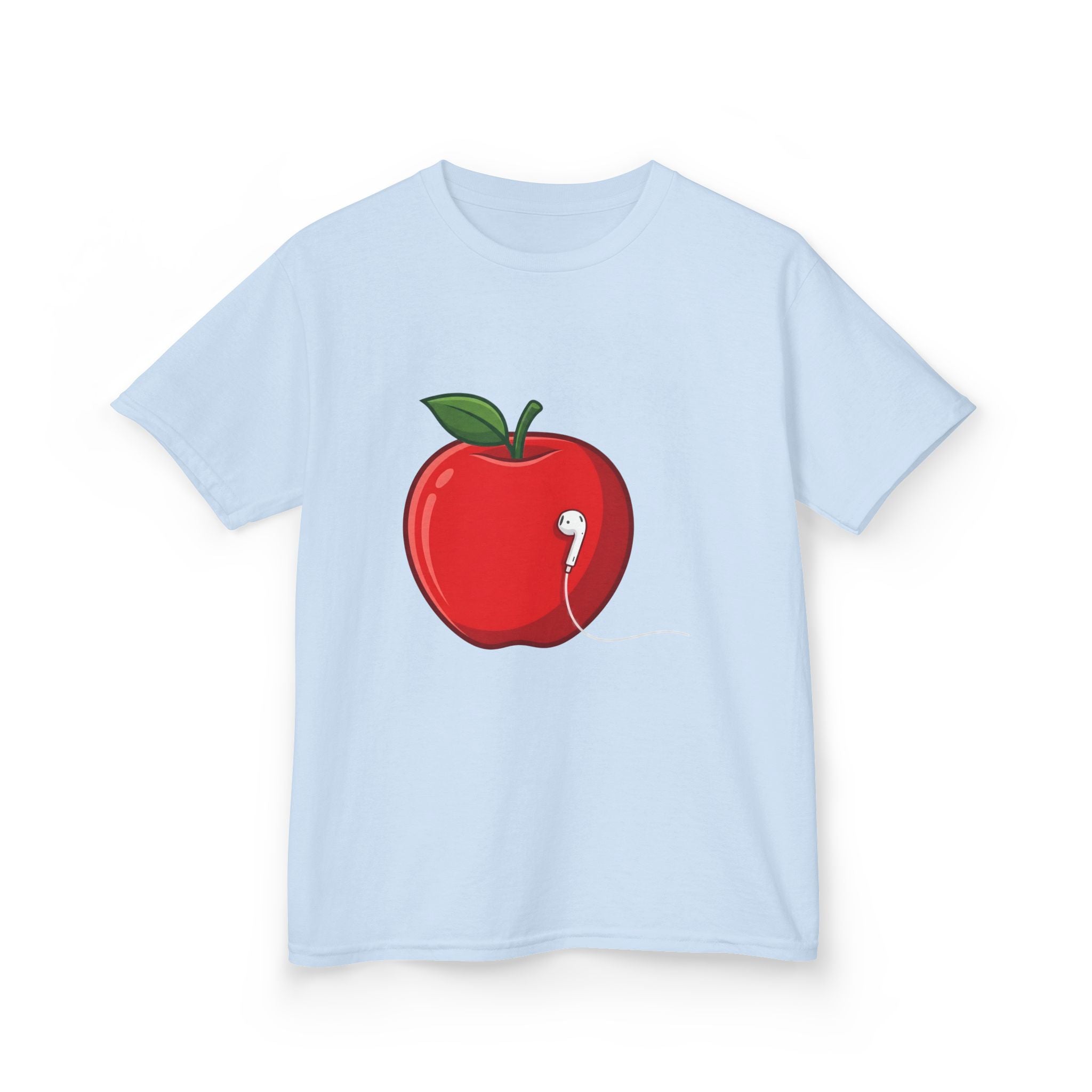 Kids Tee - Cartoon Minimalist Apple Music Earbud Tech
