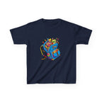 Kids Tee - Vibrant Geometric School Supplies Cartoon | Back to School