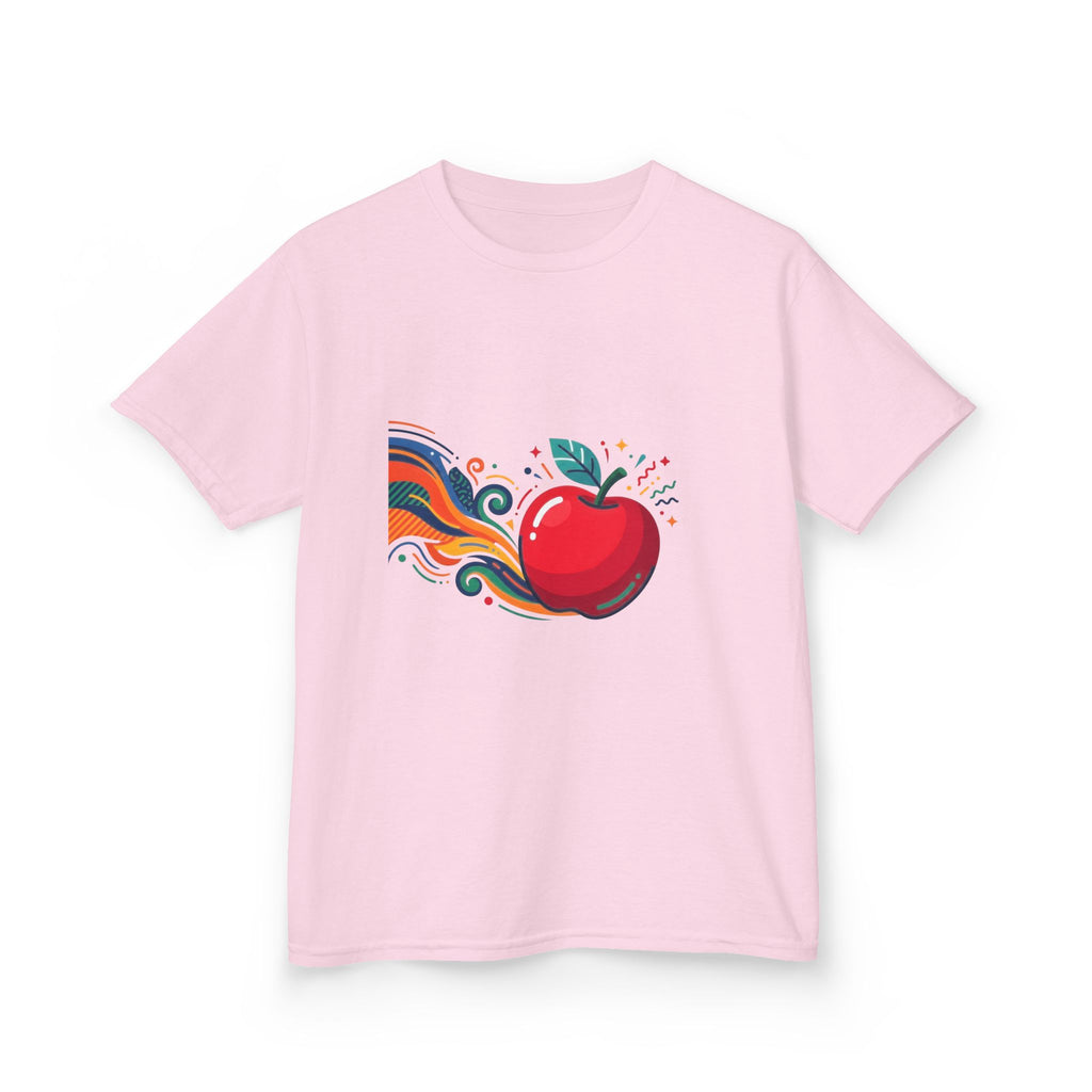 Kids Abstract Fruit Tee - Vibrant Apple Art | Creative Design