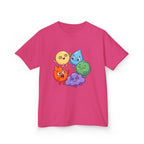 Kids Heavy Cotton Tee - Cute Whimsical Elemental Characters