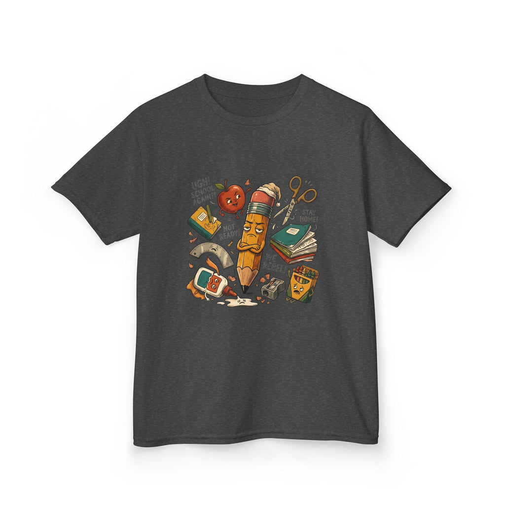 Kids Distressed Rebel Tee - UGH! School Again?! | Back to School 2026