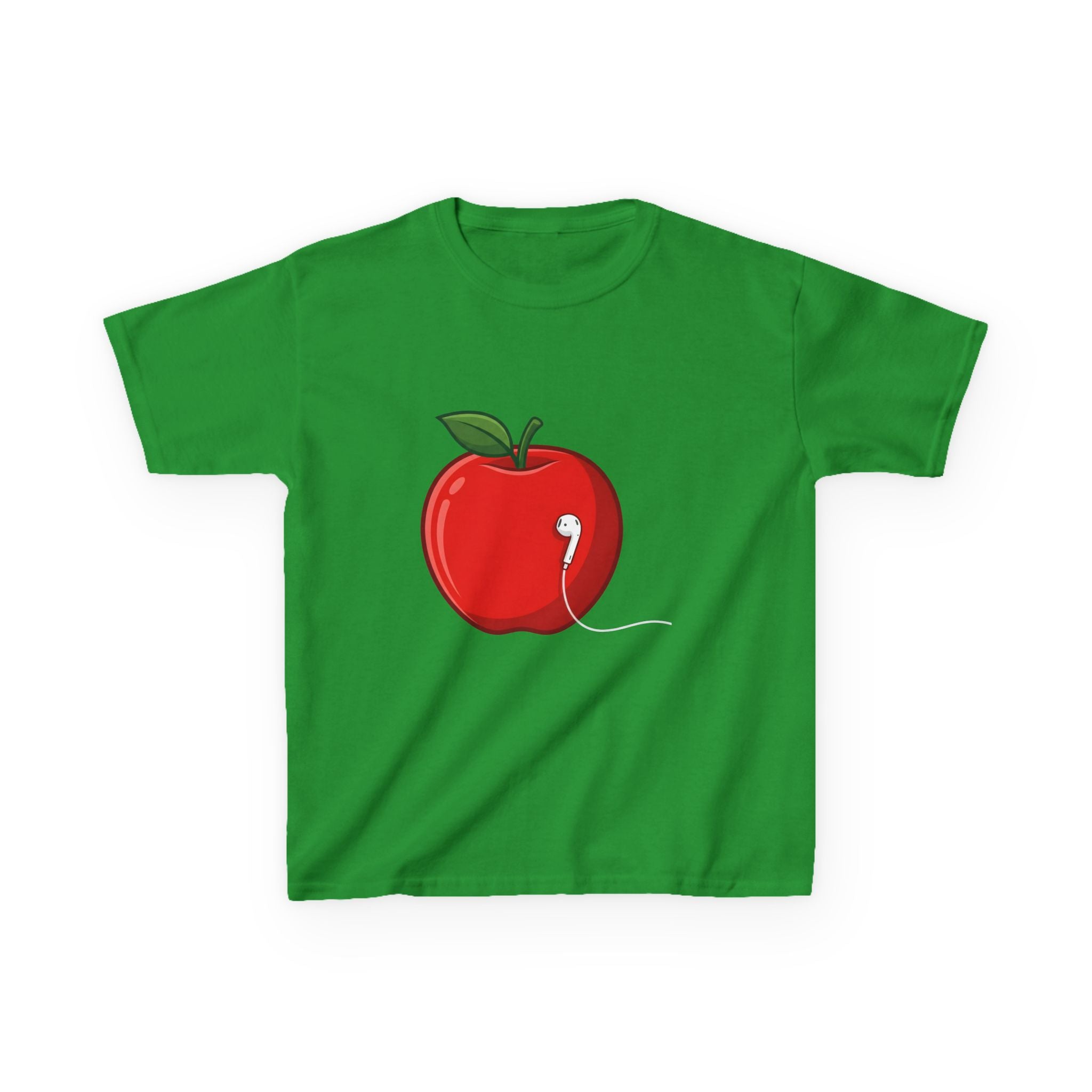 Kids Tee - Cartoon Minimalist Apple Music Earbud Tech
