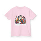 Kids Cartoon T-Shirt - Mischievous School Supplies & Stationery