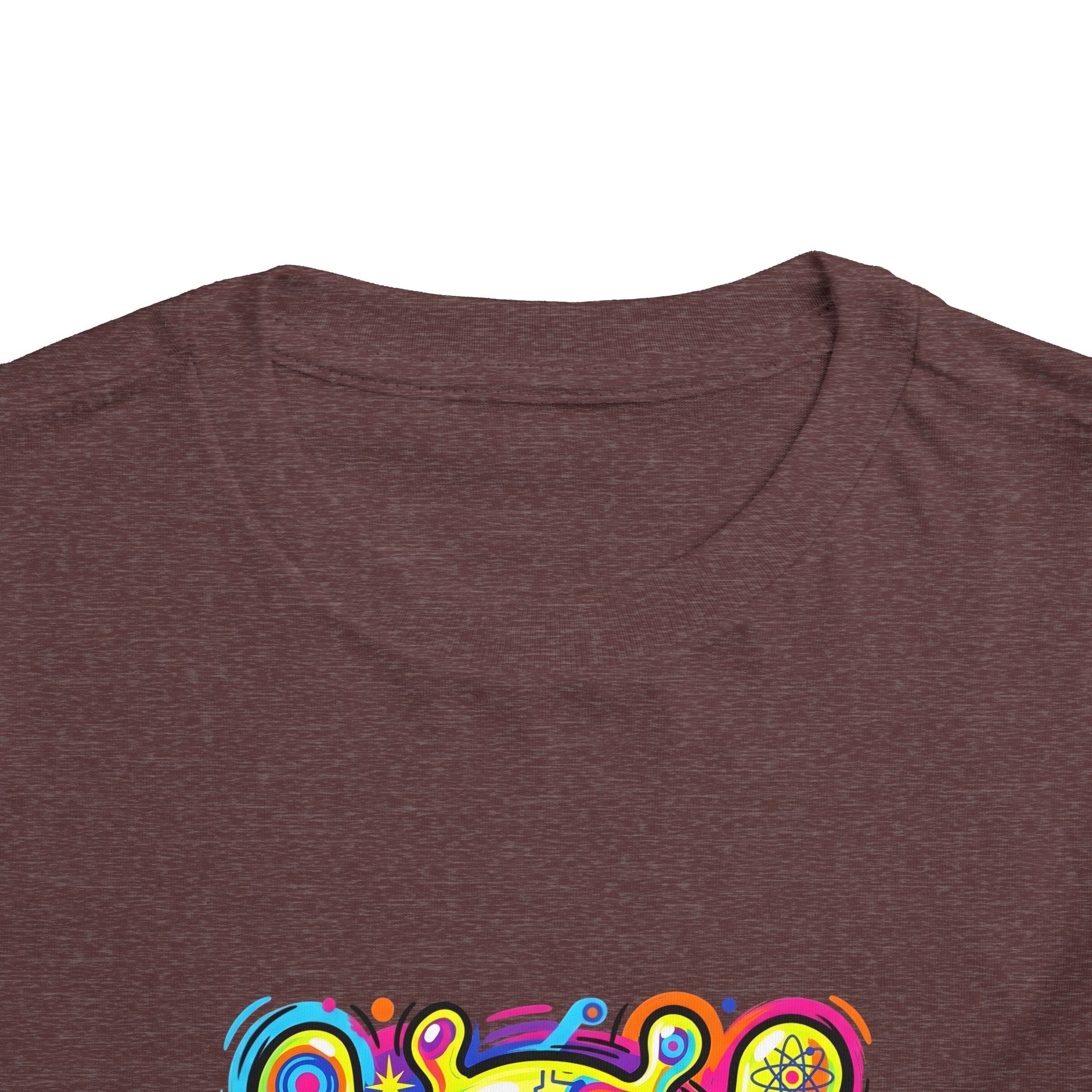 Toddler Tee - Vibrant Psychedelic Monster | Kids Abstract Cartoon Art