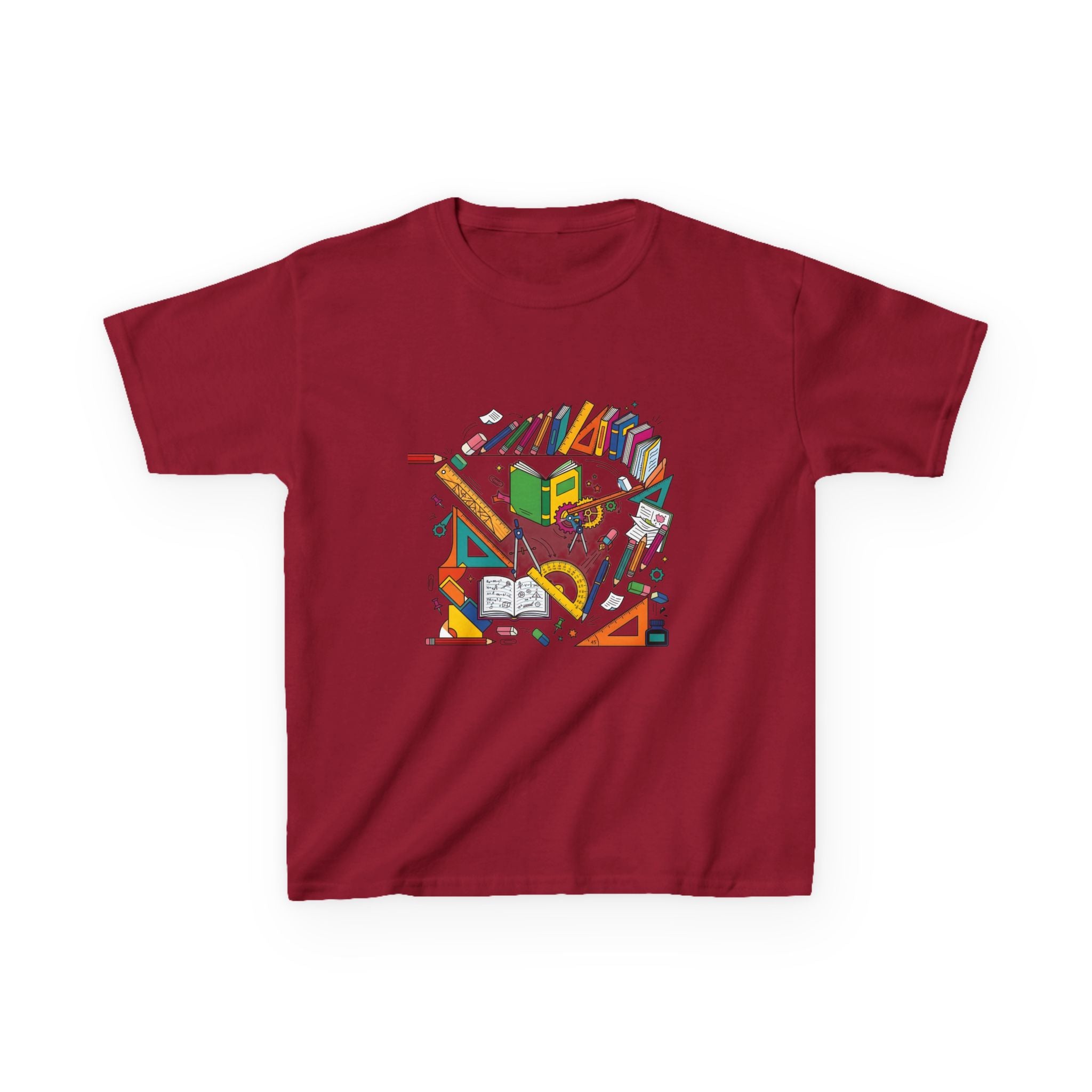 Kids School Supplies Tee - Doodle Art 2026 | Back to School