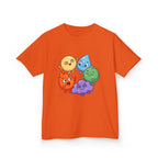 Kids Heavy Cotton Tee - Cute Whimsical Elemental Characters