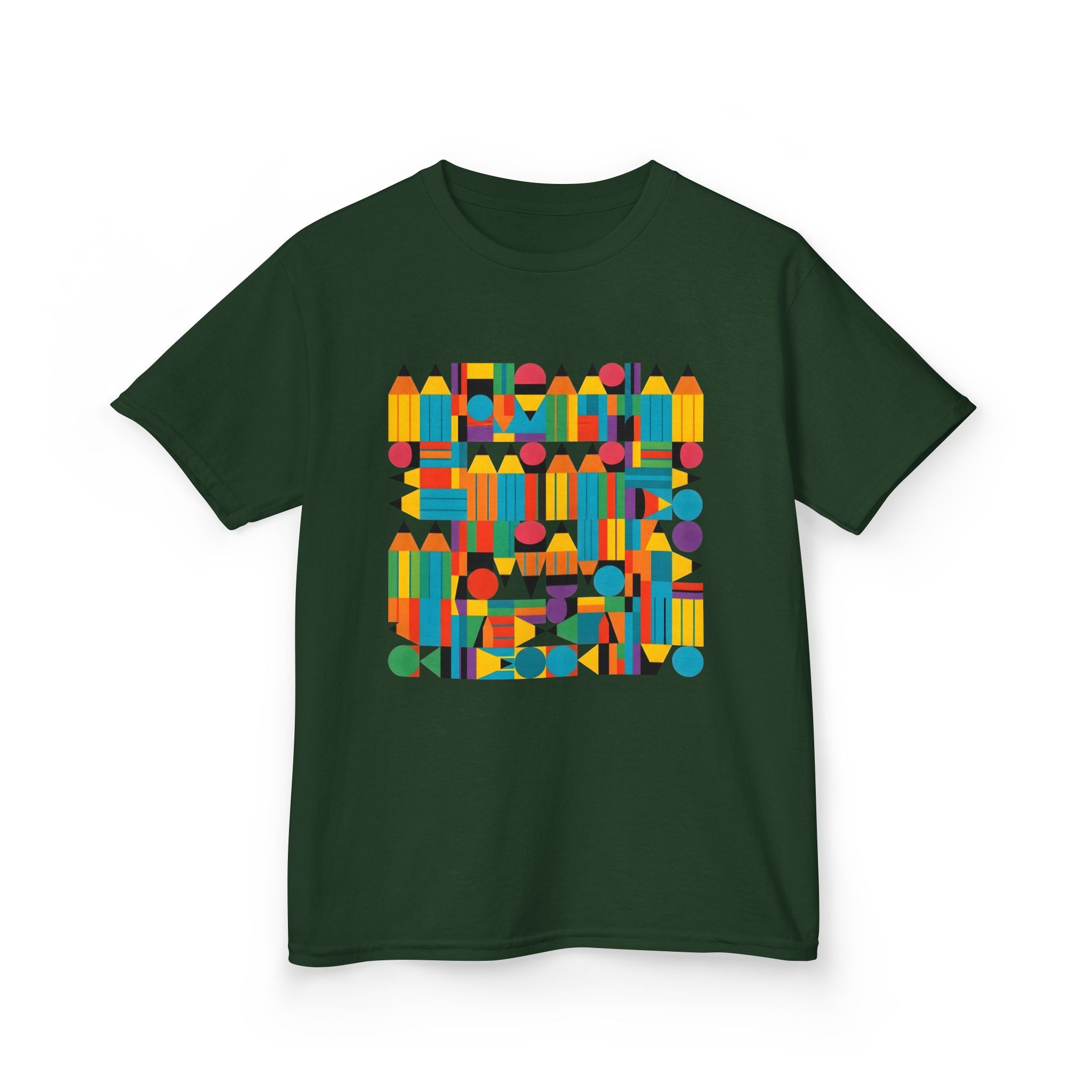 Kids Tee - Playful Geometric Abstract | Modern Art