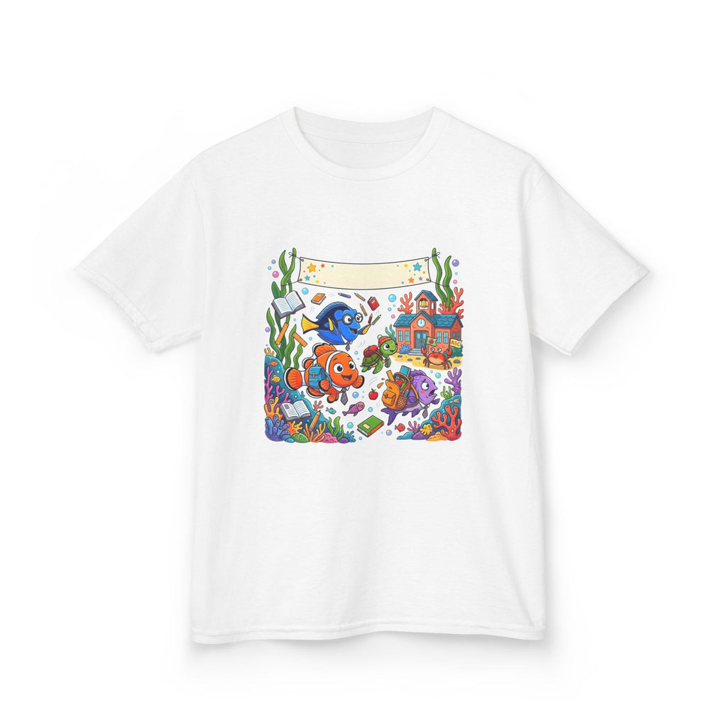 Kids T-Shirt - Whimsical Underwater School ABC | Back to School