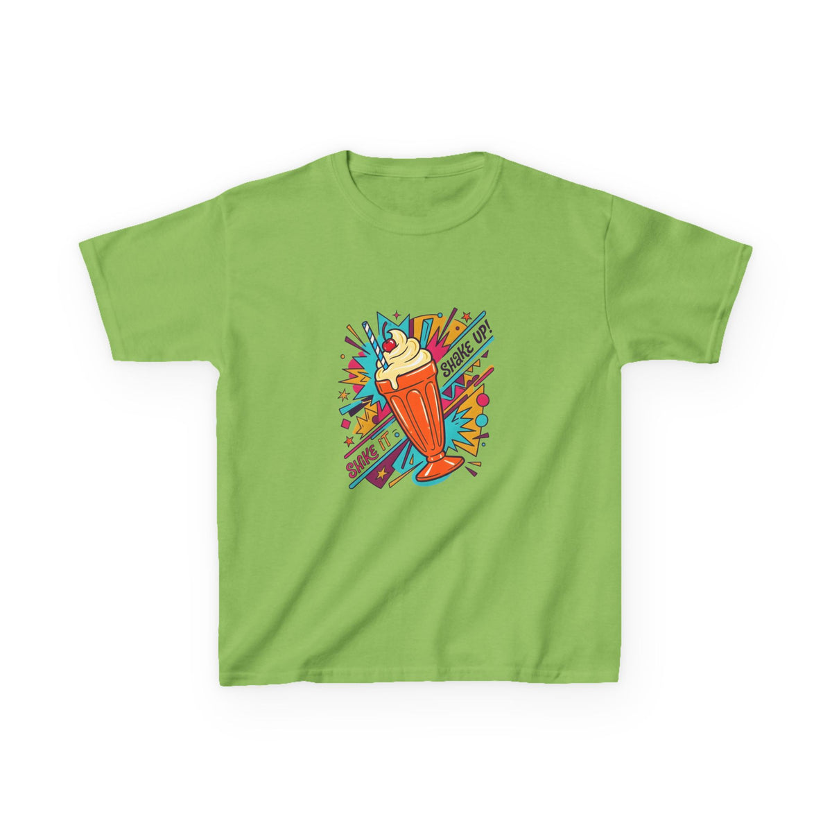 Kids Retro Pop Art Milkshake Tee - SHAKE IT UP! Dessert