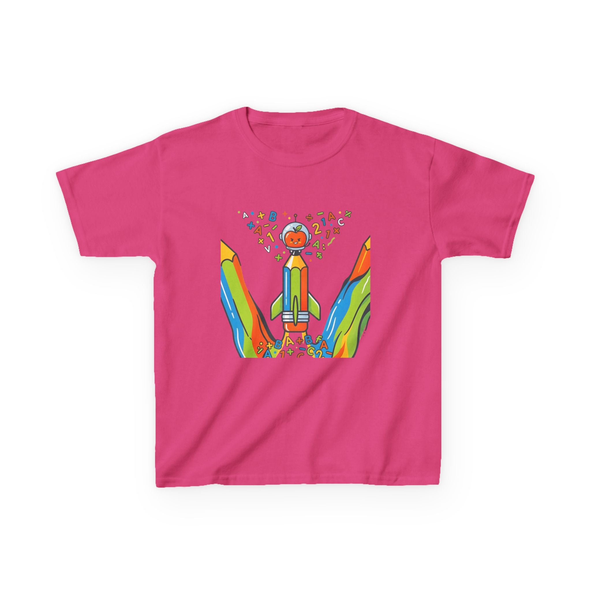 Kids Education Tee - Playful ABC & Math Learning Graphic