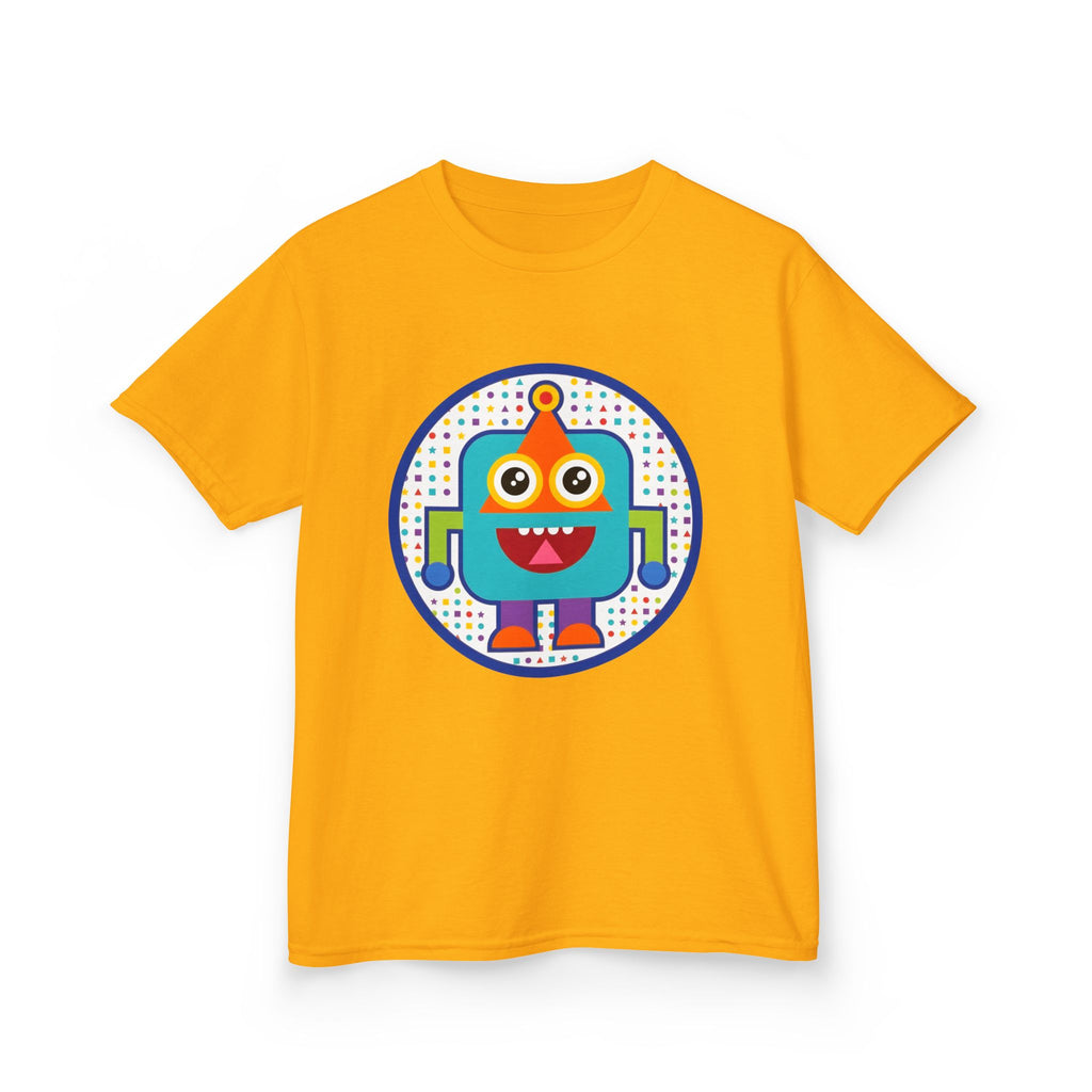 Kids Robot T-Shirt - Cute Geometric Design | Festive Party Tee