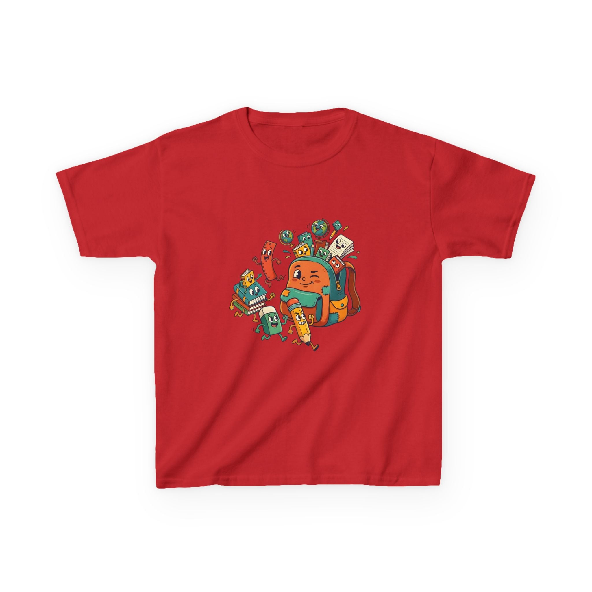 Kids T-Shirt - Cartoon School Supplies | Back to School