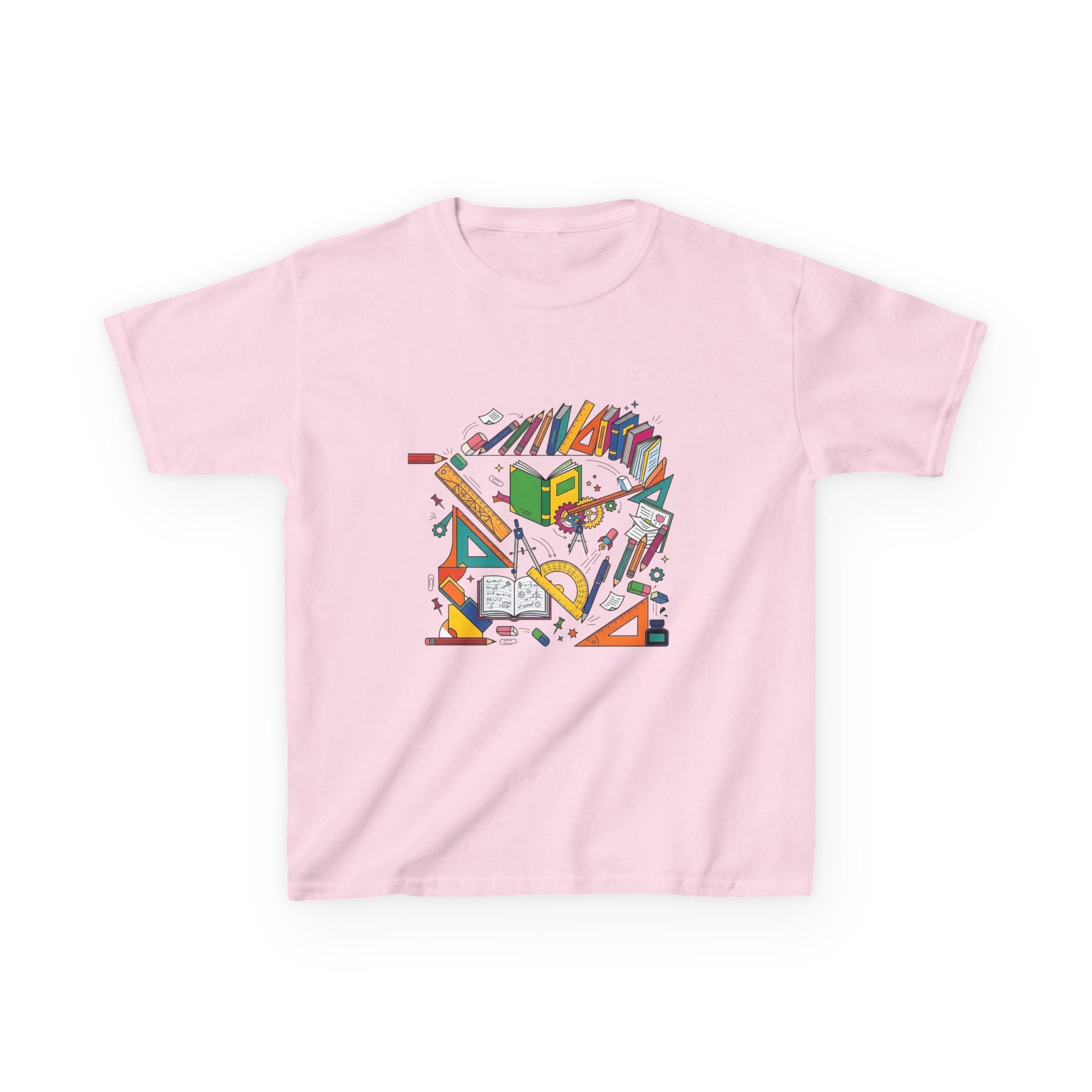 Kids School Supplies Tee - Doodle Art 2026 | Back to School
