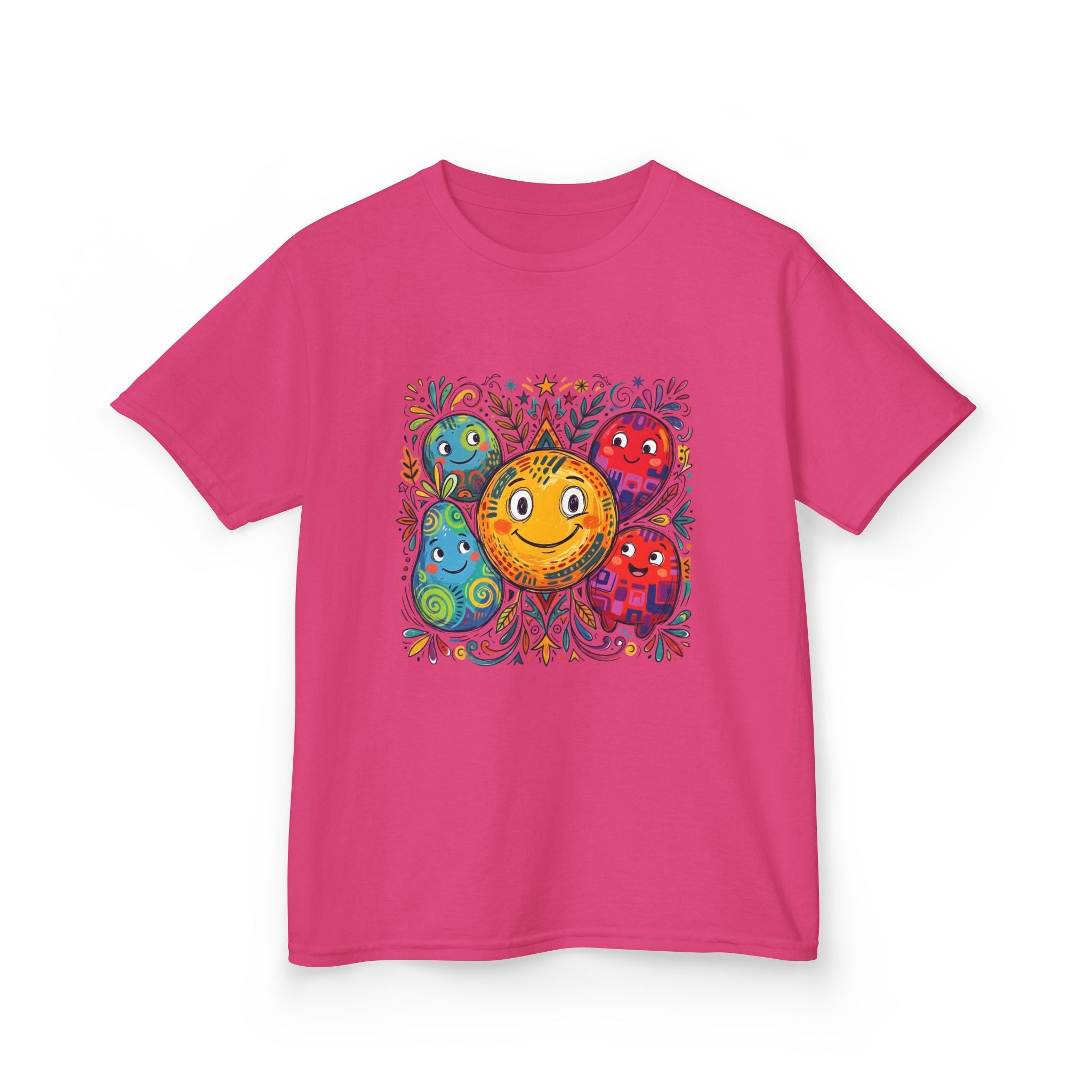 Kids Tee - Happy Friends & Colorful Joy | Playful Character Gift