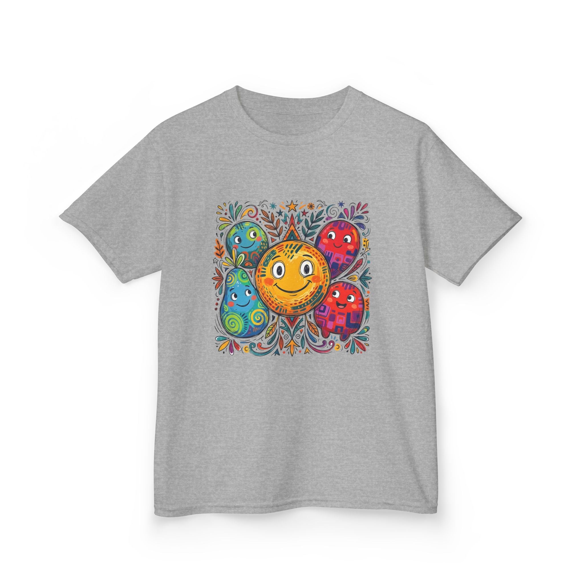 Kids Tee - Happy Friends & Colorful Joy | Playful Character Gift