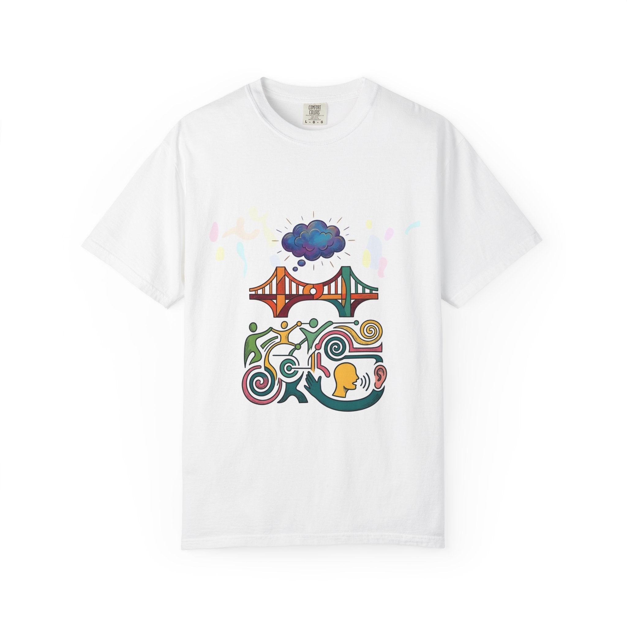 Comfort Colors T-shirt - Symbolic Connection | Abstract Communication