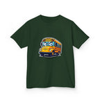 Kids T-Shirt - Angry SCHOOL BUS Cartoon Tee | Funny Character