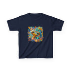 Kids Tee - Dynamic School Supplies Cartoon | Back to School Fun