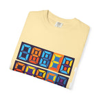 Unisex T-Shirt - Retro Tech 8-Bit Digital Display | Comfort Colors