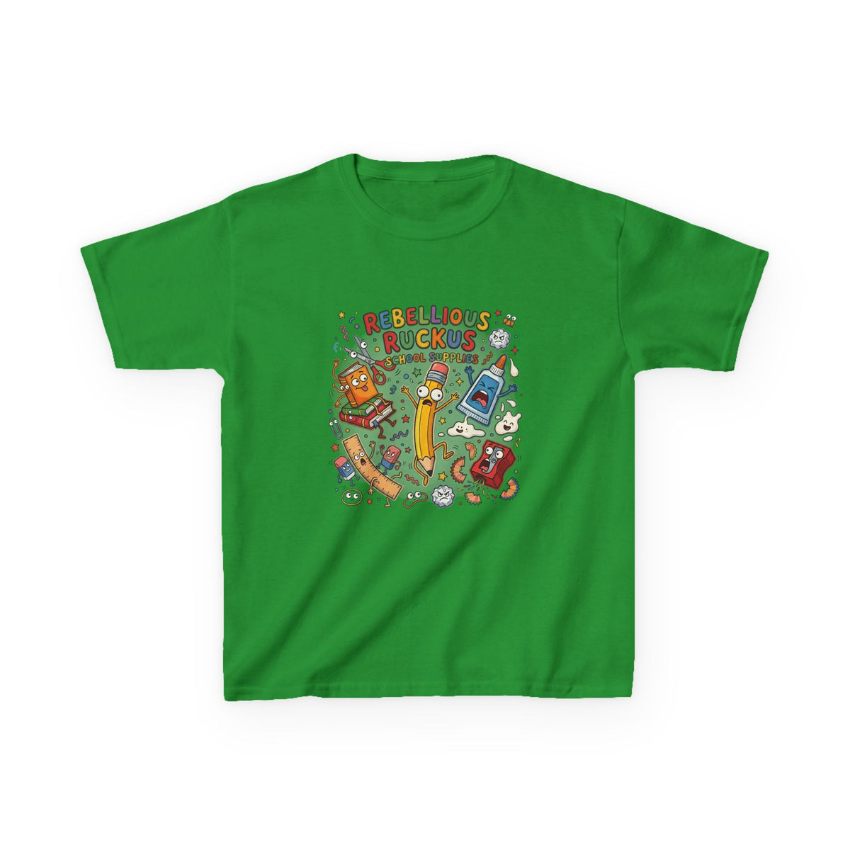 Kids Tee - Rebellious Ruckus School Supplies T-Shirt