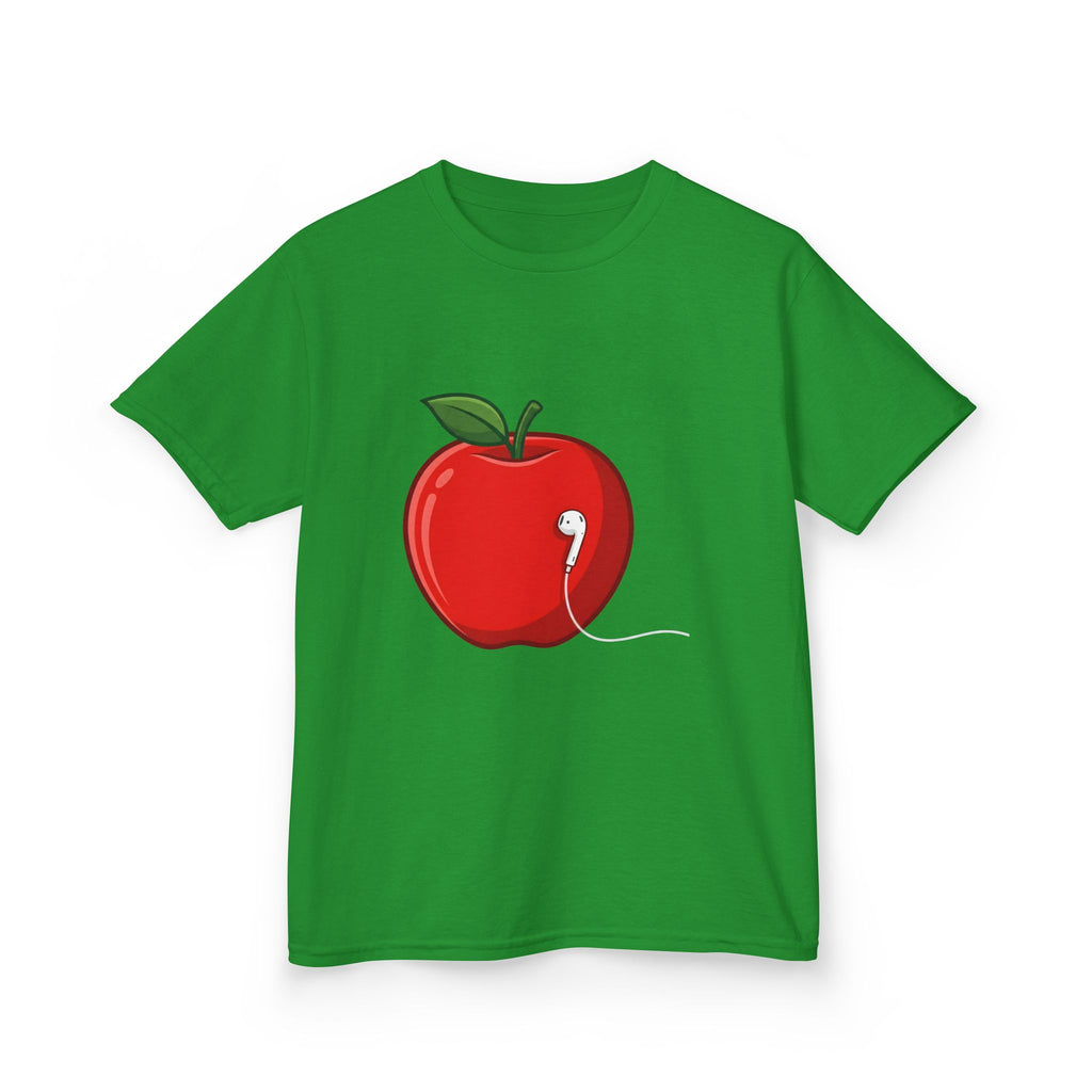 Kids Tee - Cartoon Minimalist Apple Music Earbud Tech