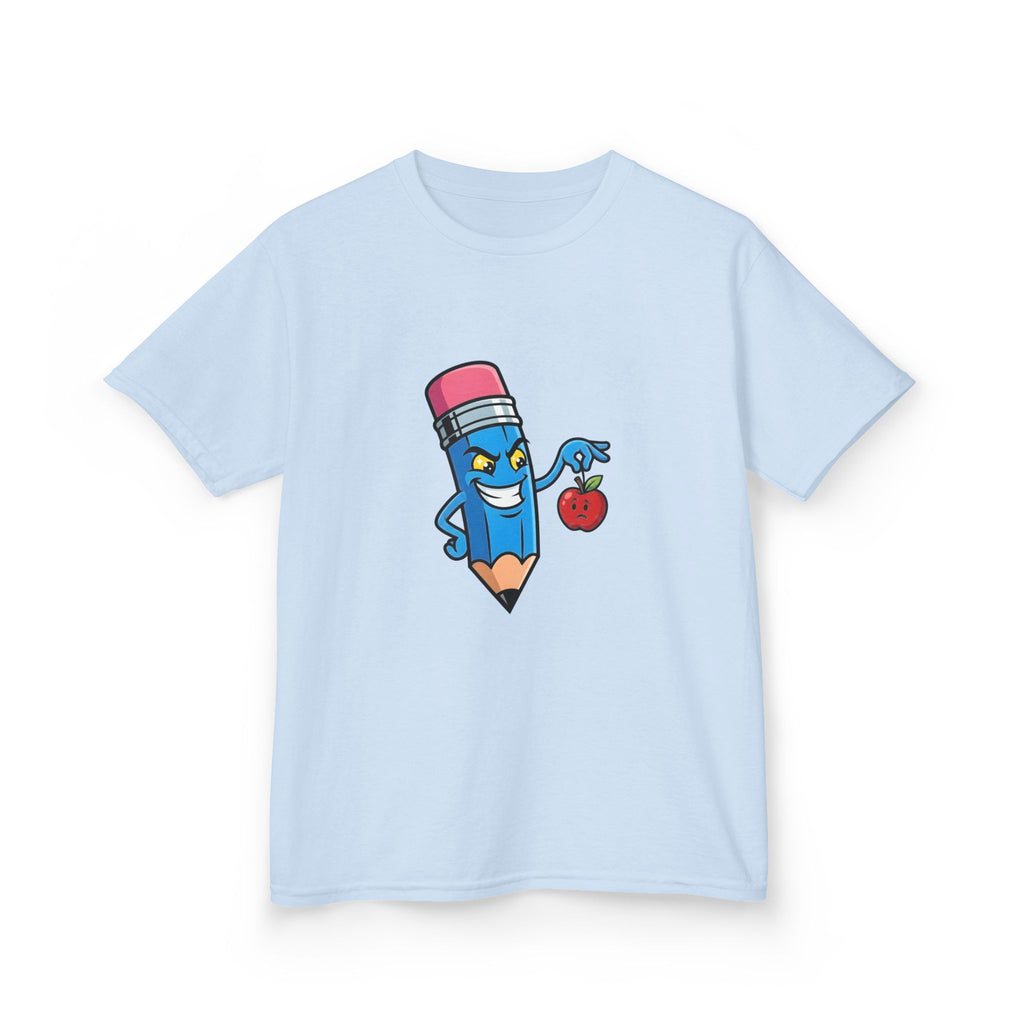 Kids Tee - Mischievous School Supplies Cartoon | Funny Education