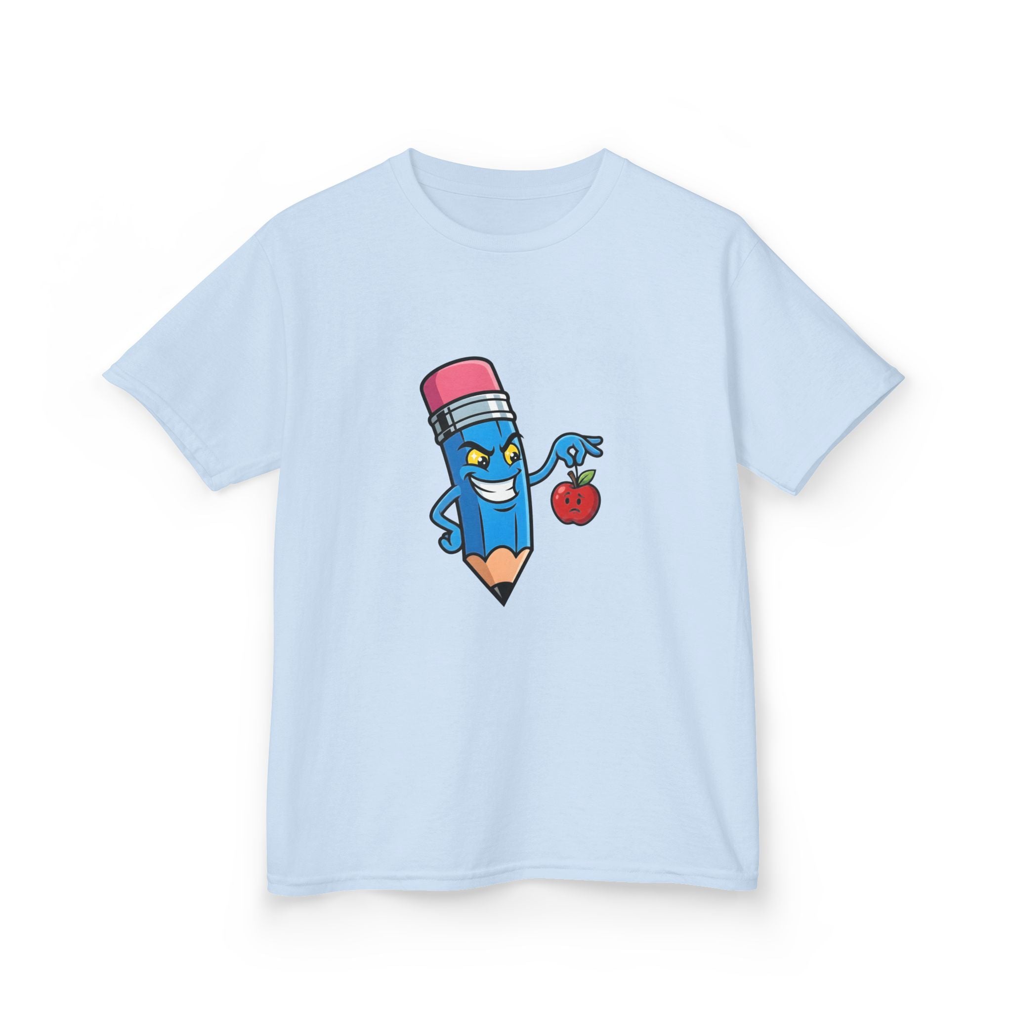 Kids Tee - Mischievous School Supplies Cartoon | Funny Education