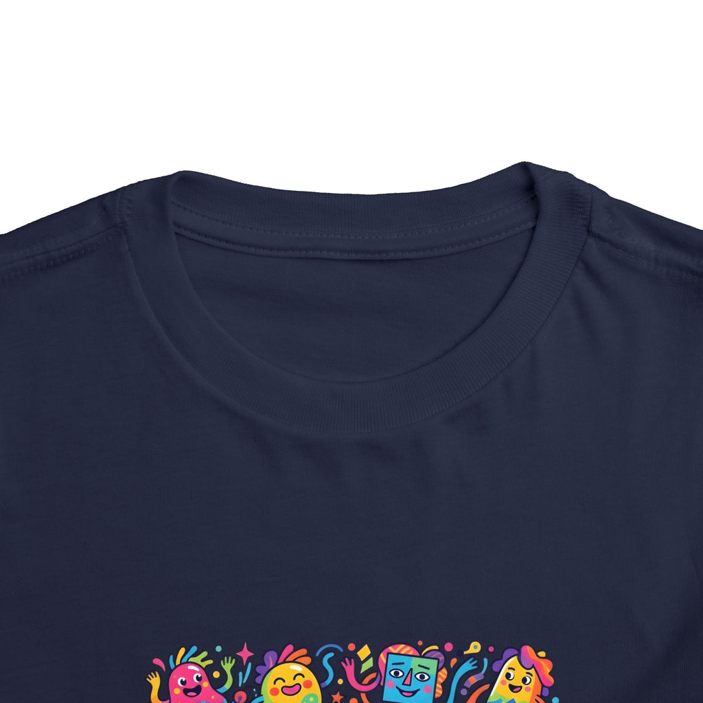Toddler T-Shirt - Vibrant Whimsical Creatures | Doodle Art