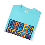 Unisex T-Shirt - Retro Tech 8-Bit Digital Display | Comfort Colors
