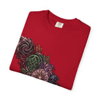 Unisex T-shirt - Dark Fantasy Celtic Skull Ankh | Garment-Dyed