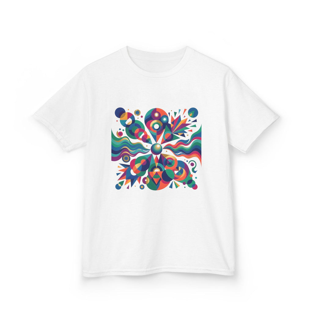 Kids T-Shirt - Vibrant Abstract Geometric Design | Modern Art