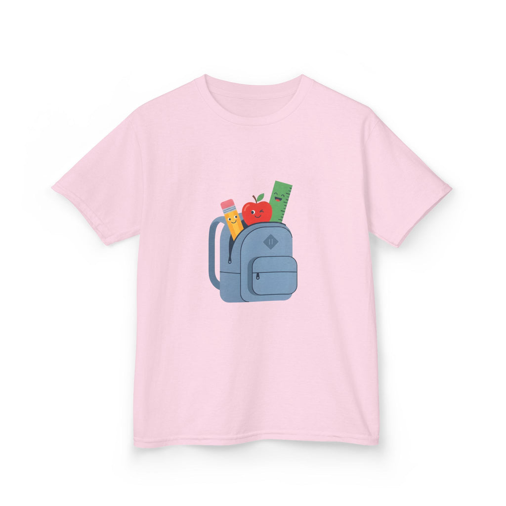Kids Back to School Tee - Cute School Supplies Cartoon | 2026