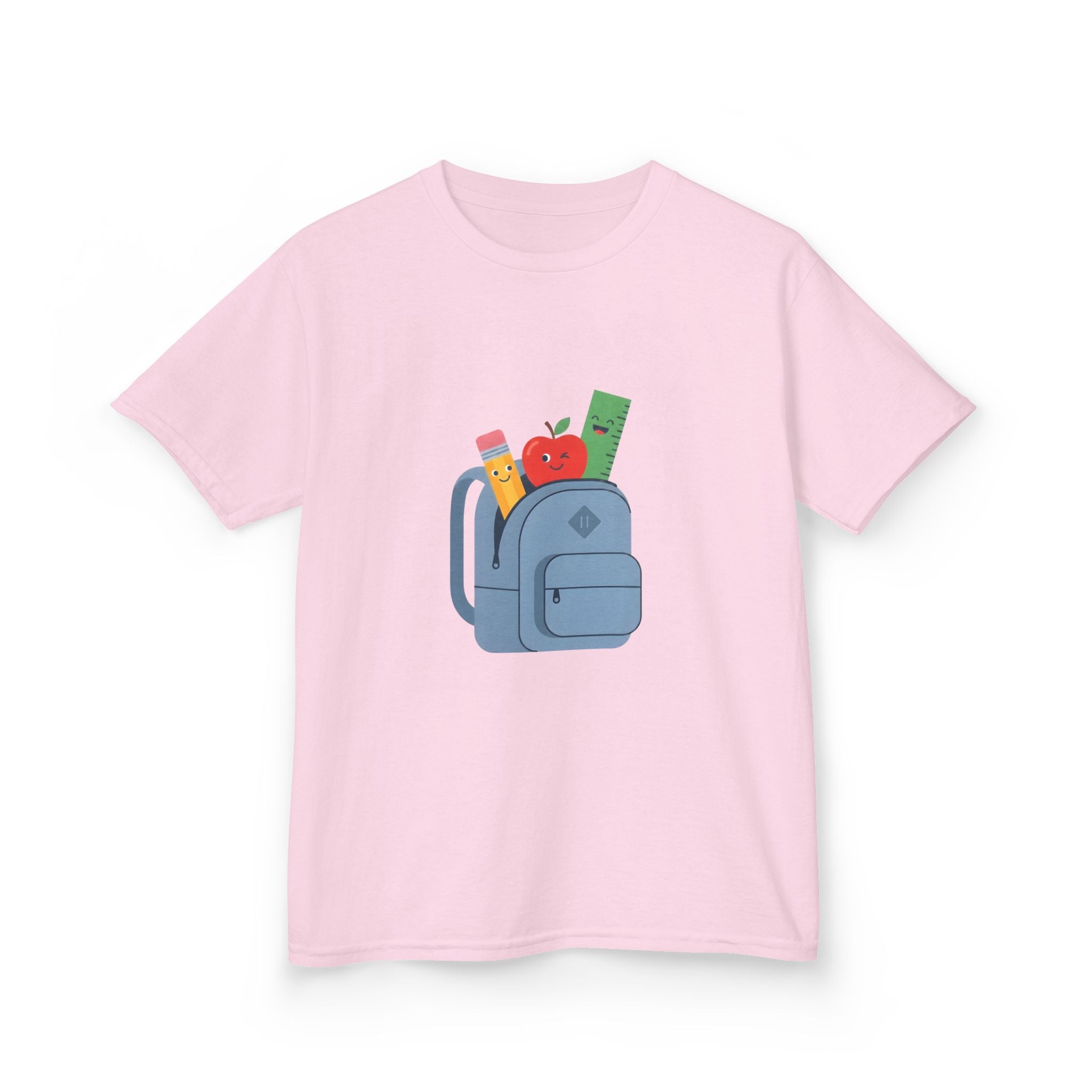 Kids Back to School Tee - Cute School Supplies Cartoon | 2026