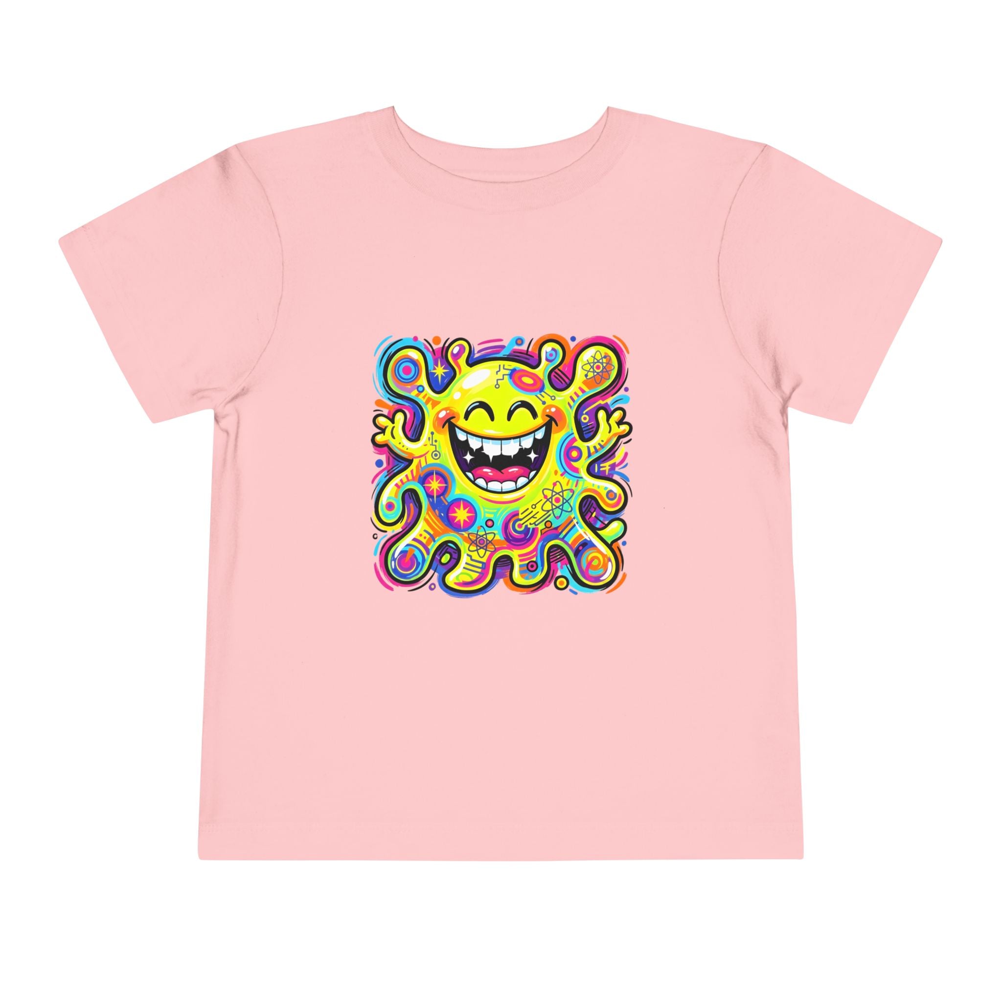Toddler Tee - Vibrant Psychedelic Monster | Kids Abstract Cartoon Art