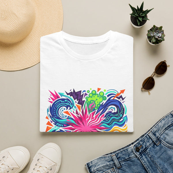 Abstract T-Shirt - Vibrant Graffiti Explosion | Unisex