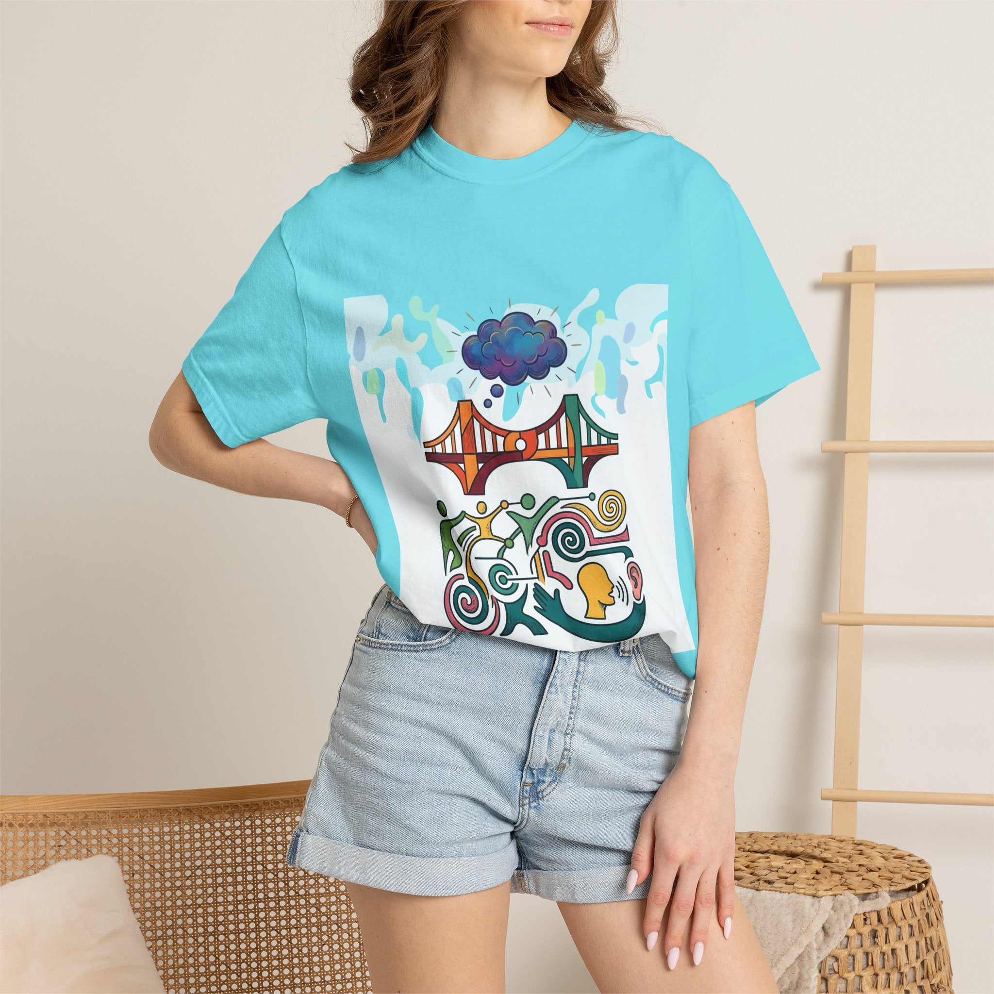 Comfort Colors T-shirt - Symbolic Connection | Abstract Communication