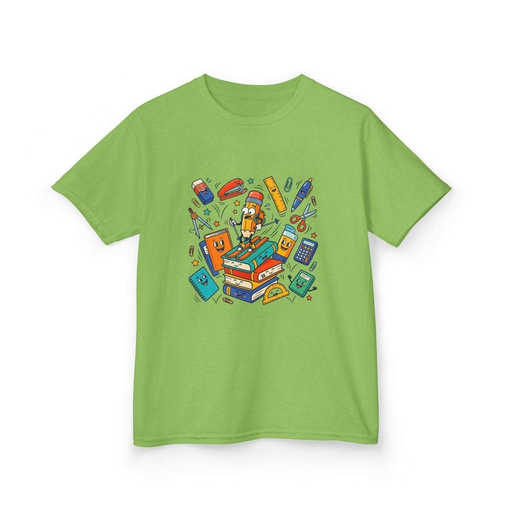 Kids T-Shirt - Cute Doodle School Supplies | First Day 2026